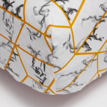 Простирадло на резинці Moon&Star Modern Marble Бязь Gold Люкс 140х200х20 см (MS-850001250)