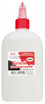 Клей конторский полимерный 200мл из супер колпачок КиП