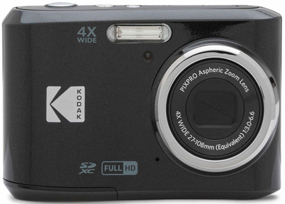 Фотоаппарат Kodak PixPro FZ45 16Мп / CMOS / Full HD / 4Х зум / Черный Б/В