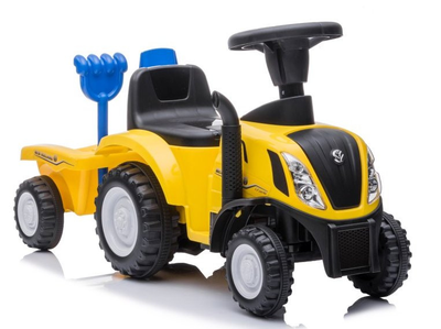 Jeździk Lean Cars Tractor New Holland 658T Żółty (5904204757102)