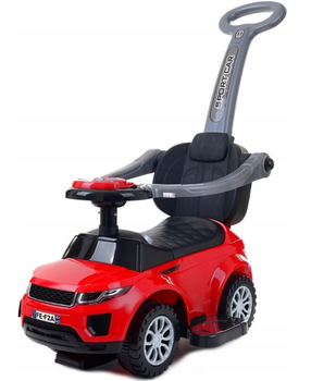 Jeździk Lean Cars Sport Car Toddlers 614W z phaczem 4 w 1 Czerwony (5902808155287)