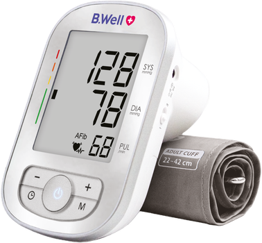 Тонометр B.Well TH-75 з виявленням фібриляції передсердь (AFib)