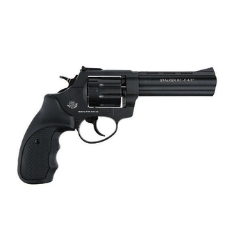 Револьвер під патрон флобера Stalker 4.5 Чорний 4 мм