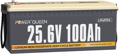 Аккумулятор LifePo4 100Ач 25,6V BMS PowerQueen