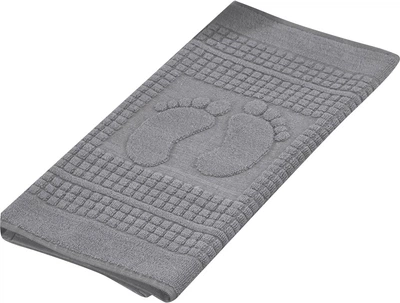 Полотенце махровое TÜRComFor для ног 50х70 см Серое (TC303375951)