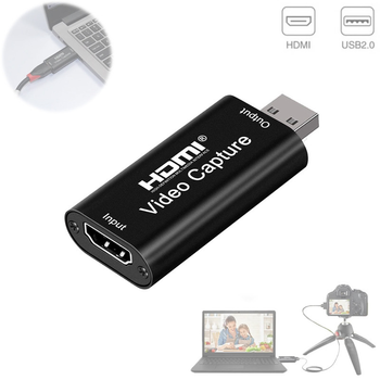 Портативная плата захвата видео 4K HDMI-USB 2.0 для стрима / трансляций