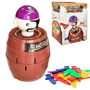 Настольная игра Пират в Бочке Детская игра Pirate Barrel Игра для компании