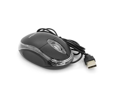 Миша USB Merlion MS-Zero 2 кнопки кабель 115 см Black (MS-Zero)