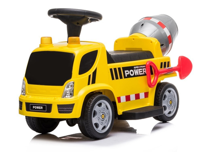 Автомобіль електричний для дітей Lean Cars Super Strong Power Бетонозмішувач Жовтий (5904204752060)