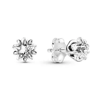 Срібні сережки Блискучі небесні зорі Pandora Пандора 290023C01