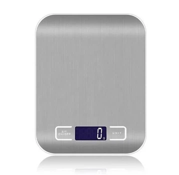 Кухонні електронні ваги до 10 кг Kitchen Scales 4057 з металевою платформою