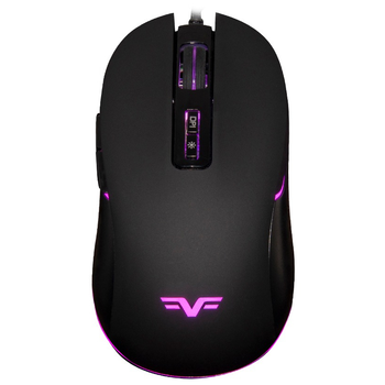Мышь проводная Frime Conqueror оптическая 6400dpi с подсветкой Black (FMC2015)