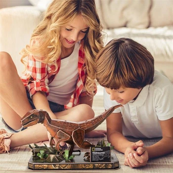 3D пазл CubicFun National Geographic Dino Велоцираптор (DS1053h) 4982875
