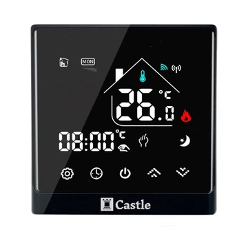Терморегулятор AC8400H программируемый чёрный (AC8400H)
