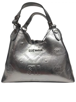 Жіночоа сумочка Steve Madden срібного кольору