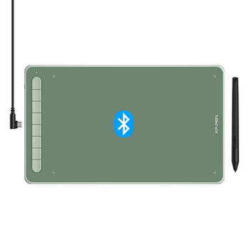Графічний планшет xp-pen deco lw green, 10x6", 5080 lpi, 8192 levels, bluetooth 5.0