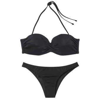 Купальник Victoria’s Secret бандо 32B + XS плавки бикини.