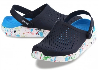Жіночі крокси Crocs Literide Clog Navy/White (39-40, синій)