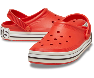 Чоловічі крокси Crocs Off Court Clog Logo Tomato (40-41, червоний)