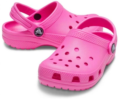 Дитячі крокси для дівчинки Crocs Classic Clog Raspberry (28/29, рожевий)