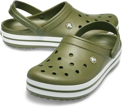 Чоловічі крокси Crocs Crocband Clog Army Green (42-43, хакі)