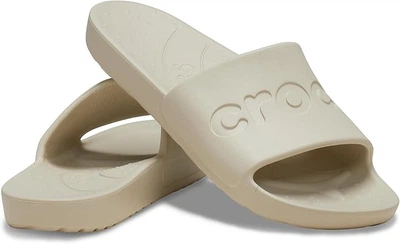 Жіночі шльопанці Crocs Slide Sandal Bone (36-37, бежевий)