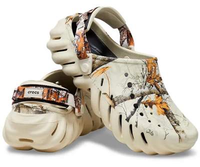 Чоловічі крокси Crocs Echo Clog Realtree Edge Bone (43-44, бежевий)