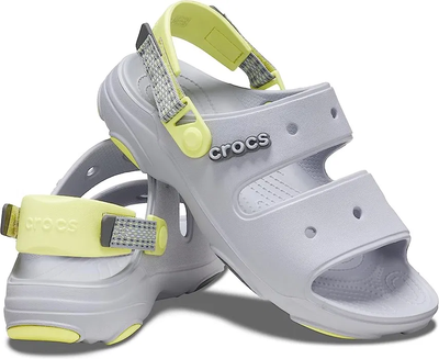 Чоловічі сандалії Crocs Classic All-Terrain Sandal Light Grey (45-46, сірий)