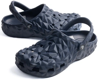 Дитячі для хлопчика Крокс Класік Клог Геометрія Сині Crocs Geometric Kids Clog Navy (33/34, синій)