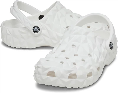 Жіночі крокси Crocs Geometric Clog White (39-40, білий)