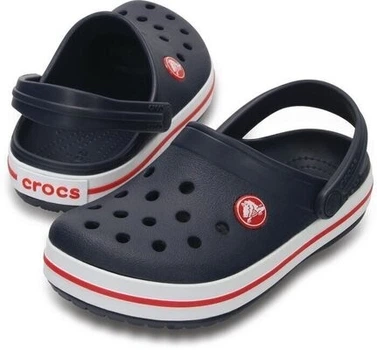 Дитячі крокси-сабо для хлопчика Crocs Crocband Clog Kids Navy (33/34, синій)