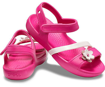 Дитячі сандалії для дівчинки Crocs Lina Sandals Candy Pink (25/26, рожевий)