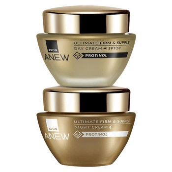 Набір AVON денний та нічний крем Anew для шкіри 45+ по 50мл