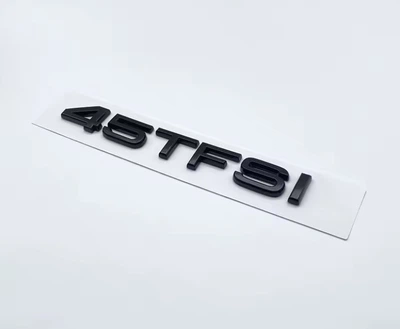 Надпись значок на багажник эмблема AUDI 45 TFSI ЧЕРНЫЙ ГЛЯНЕЦ 4H0-853-744-A-2ZZ
