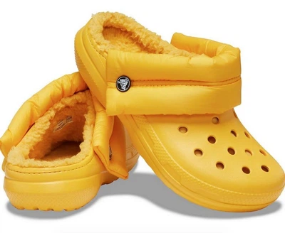 CROCS Classic Lined Neo Puff Clog Canary Yellow (46-47, жовтий)