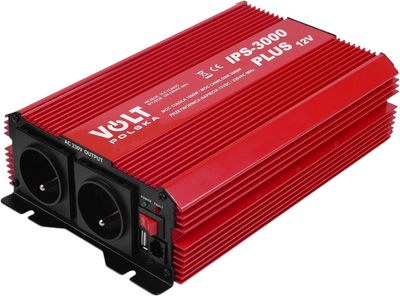 Перетворювач напруги Volt Polska IPS 3000 Plus 12/230V 1500/3000W (3IR300012P)