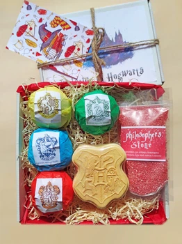 Подарунковий набір для прийняття магічних ванн "Welcome to Hogwarts" за Гаррі Поттером з іменним звитком