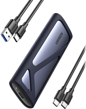 Kieszeń zewnętrzna Ugreen CM400 M.2 NVMe SSD USB 3.1 (Gen 2) Type-C Grey (6957303806898)