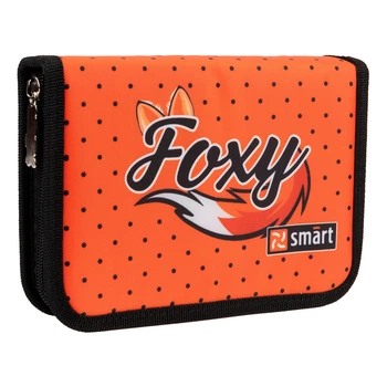 Школьный пенал твердый SMART одинарный с клапаном HP-03 Foxy