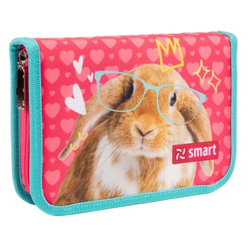 Шкільний пенал твердий SMART одинарний із клапаном HP-03 Cute lovely