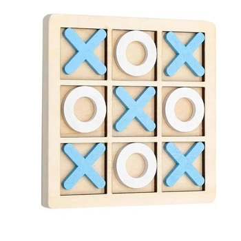 Деревянная игрушка Монтессори Крестики нолики Tlewj (Color: NB13C1)