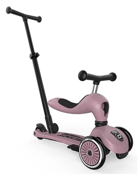 Самокат Scoot and Ride Highwaykick-1 Push and Go пастельно-сиреневый от 1-го года (SR-240527-WILDBERRY)