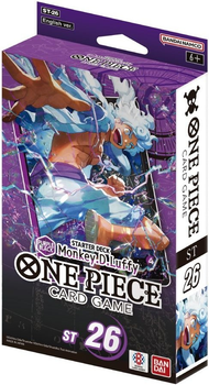 Gra planszowa One Piece: The Card Game - ST-26 - Starter Deck - Purple/Black Monkey.D.Luffy (edycja angielska)(0810158832459)