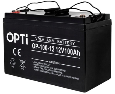 Akumulator Volt Polska AGM OPTI 12V 100 Ah (6AKUV100AG)