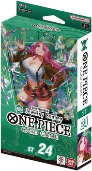 Gra planszowa One Piece: The Card Game - ST-24 - Starter Deck - Green Jewelry Bonney (edycja angielska)(0810158832398)