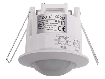Датчик руху Luxel 0,5W IP20 (MS-04W)