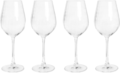 Zestaw kieliszków do wina Homla Brilliant Bliss ryflowane 500 ml 4 szt (5906496719738)