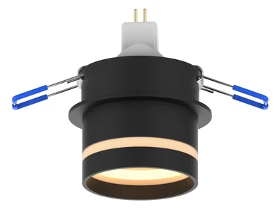 Акцентный светильник luxel GU10 IP20 черный (DLD-07B)
