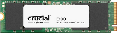 Твердотільний диск M.2 480GB Crucial E100 (M.2 2280, PCIe 4.0 x4, 4700 /2500MB/s)
