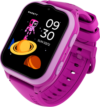 Smartwatch dla dzieci Garett Kids eSIM 4G Pink (5904238486719)